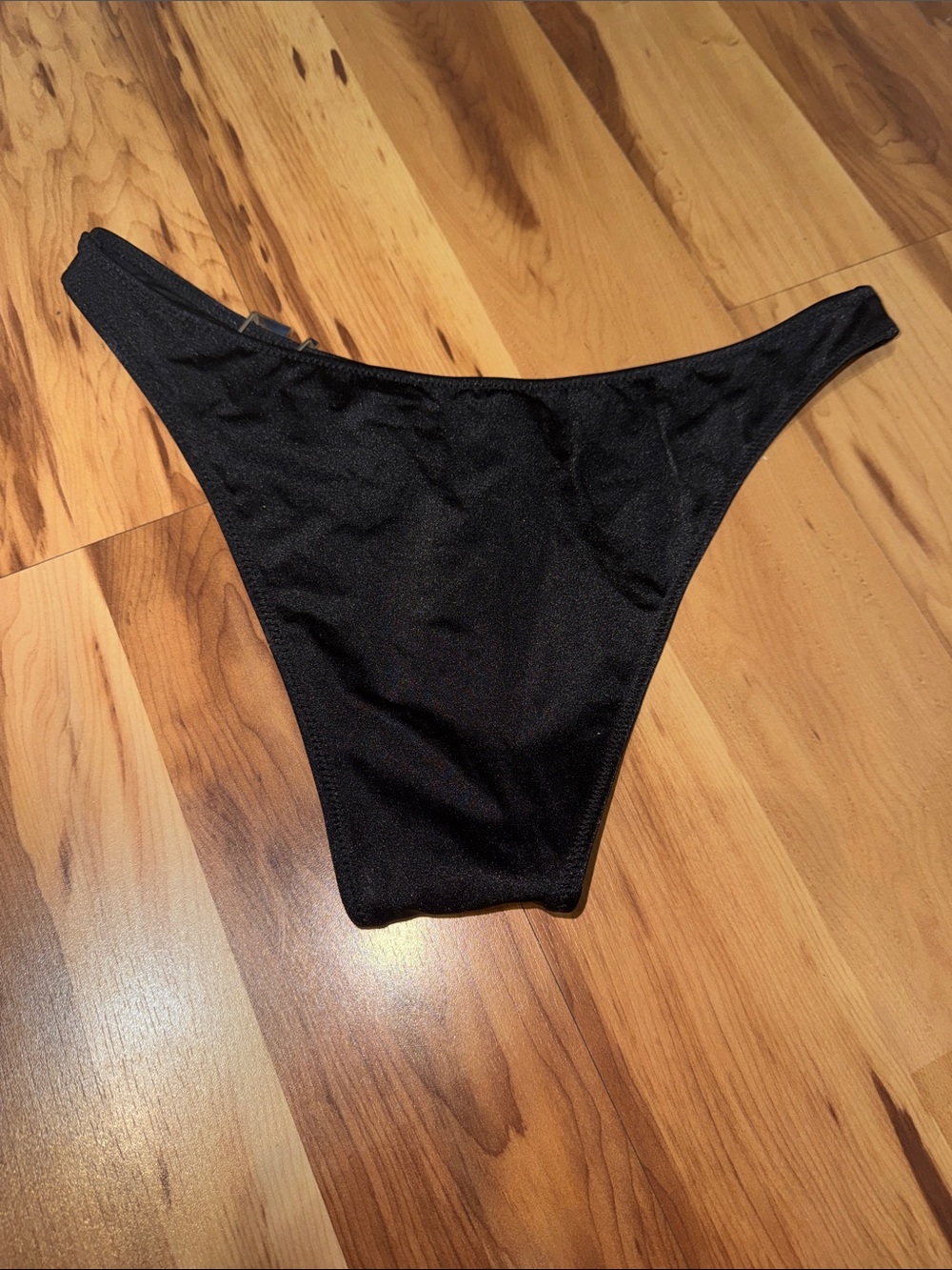 Victoria's Secret Black Bikini Set with VS Shine Logo Hardware L TOP M BOTTOM*** - Picture 6 of 6
